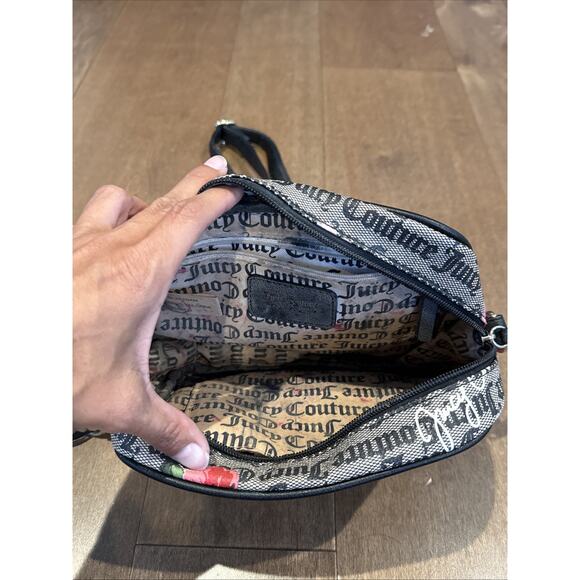 JUICY COUTURE Cellie Pink Bloom Crossbody Bag 8x6” - Picture 3 of 3